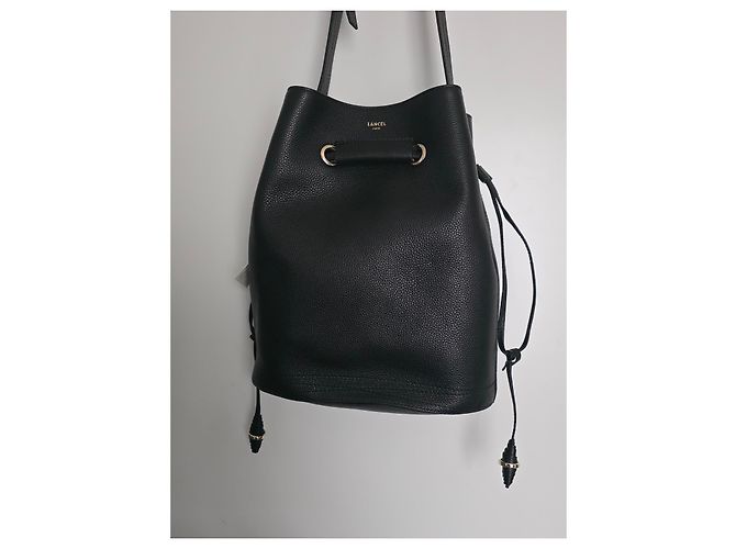 Le Huit Borsa a secchiello Lancel Huit GM in pelle nera Nero - vista 3