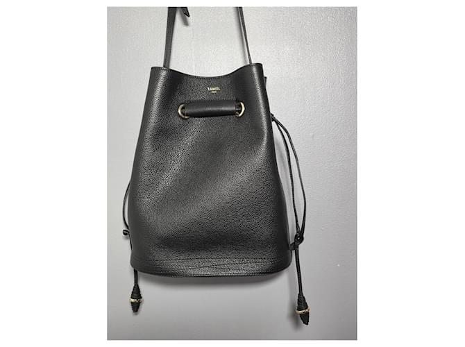 Le Huit Borsa a secchiello Lancel Huit GM in pelle nera Nero - vista 6