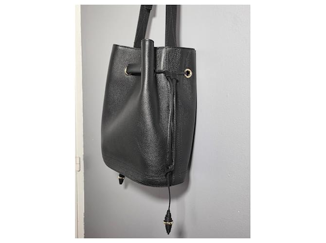 Le Huit Borsa a secchiello Lancel Huit GM in pelle nera Nero - vista 7
