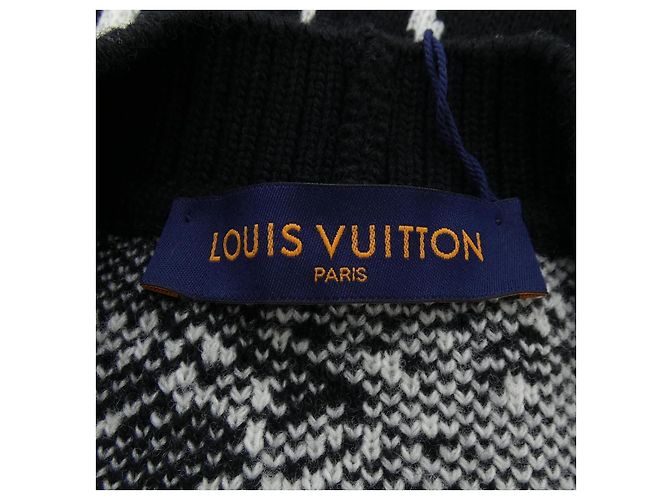 Cárdigan Jacquard Thistle Louis Vuitton Negro - vista 4