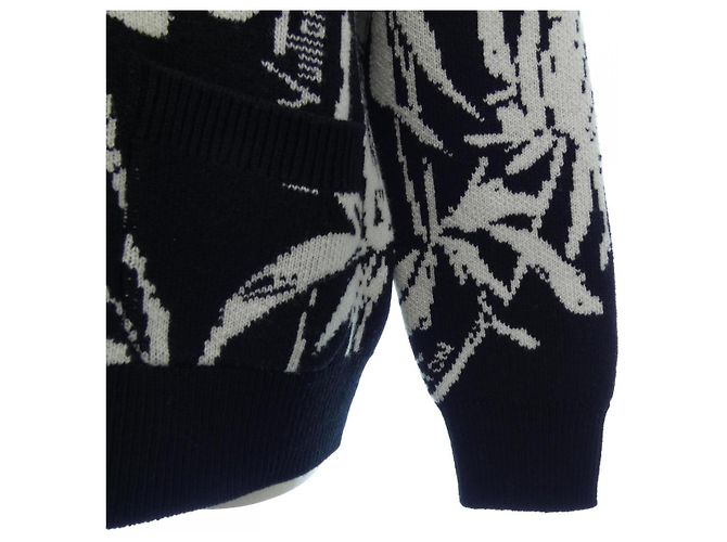 Cárdigan Jacquard Thistle Louis Vuitton Negro - vista 6