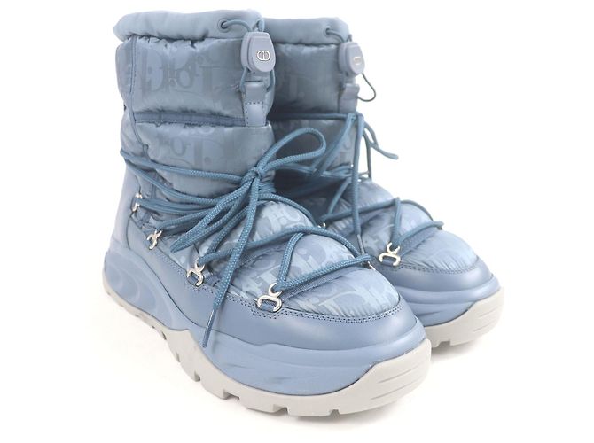 Stivali in nylon obliquo Dior Peter Doig Blu Blu chiaro - vista 2