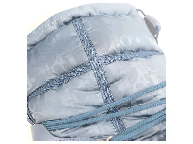 Stivali in nylon obliquo Dior Peter Doig Blu Blu chiaro - vista 6