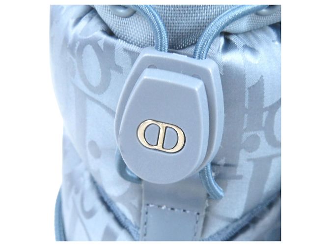 Stivali in nylon obliquo Dior Peter Doig Blu Blu chiaro - vista 7