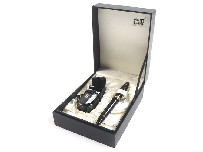 Pluma Montblanc Meisterstück Au750 Negro - vista 2