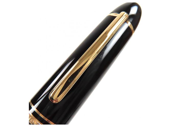 Pluma Montblanc Meisterstück Au750 Negro - vista 8
