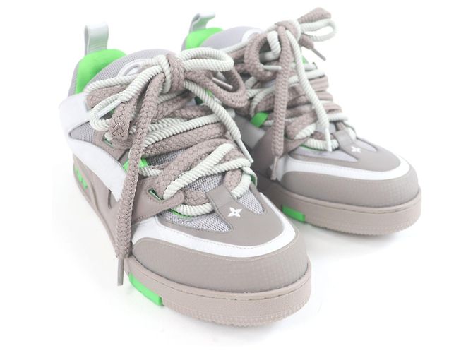 Ledersneaker Louis Vuitton LV Skate Line Grau - Ansicht 3