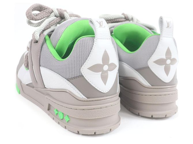 Ledersneaker Louis Vuitton LV Skate Line Grau - Ansicht 6