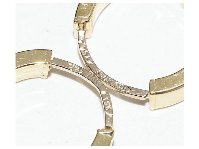 Autre Marque Au750 Ohrringe Golden - Ansicht 4