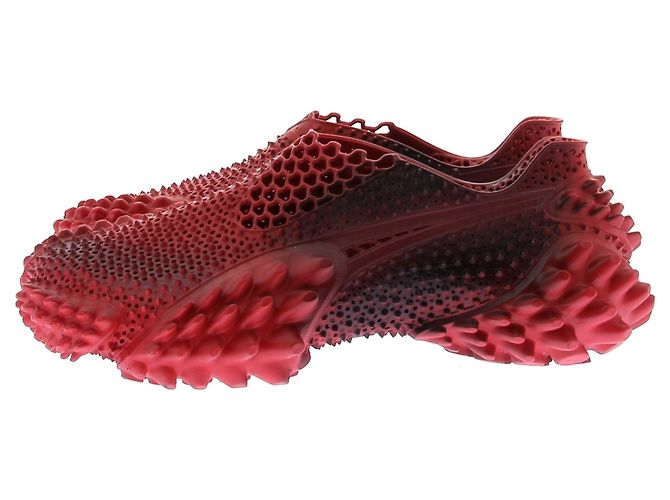 Autre Marque Sneakers mostro 3D rosso e nero - vista 3