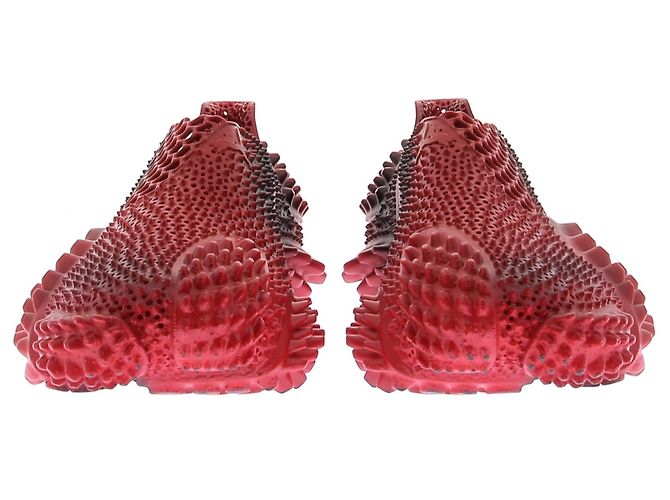 Autre Marque Sneakers mostro 3D rosso e nero - vista 4