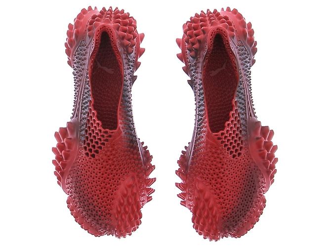 Autre Marque Sneakers mostro 3D rosso e nero - vista 6