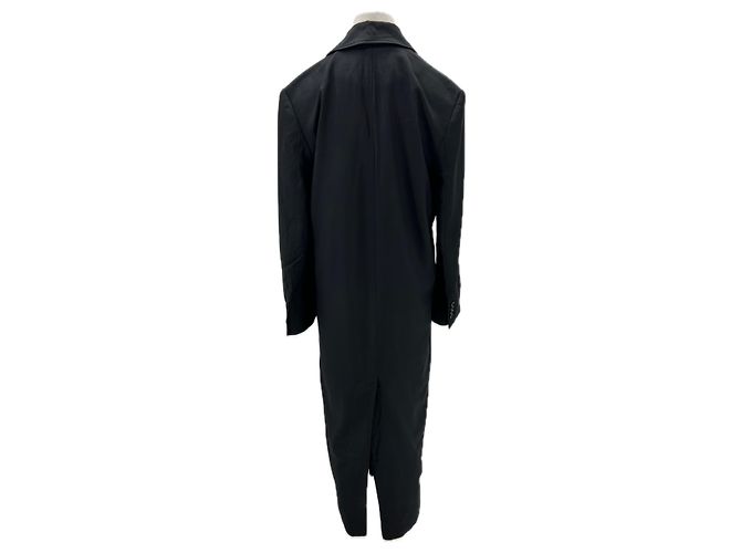 Autre Marque Blazer largo negro "Maisun" en lana - vista 2