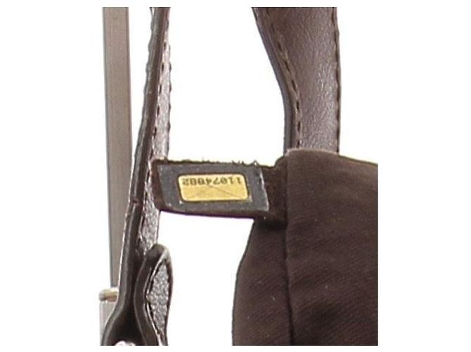 Chanel Brauner Leder-Bowlingtasche - Ansicht 8