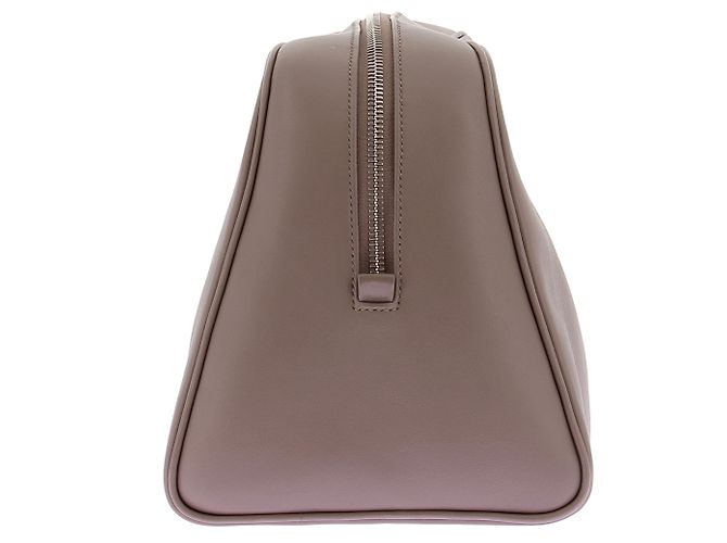Autre Marque Borsa pochette taupe in pelle Marrone - vista 3