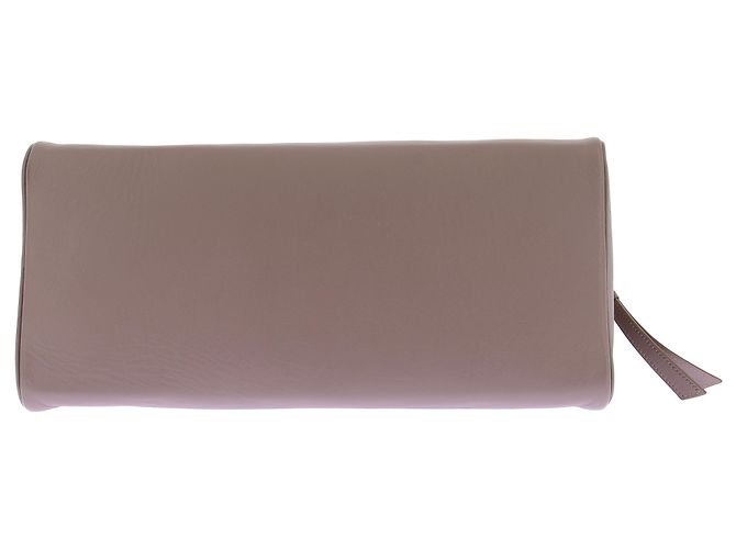 Autre Marque Borsa pochette taupe in pelle Marrone - vista 6