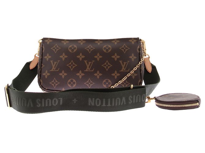 Louis Vuitton Borsa a spalla 'Multi Pochette' monogramma marrone - vista 2