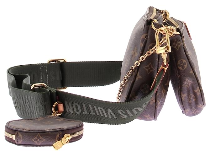 Louis Vuitton Borsa a spalla 'Multi Pochette' monogramma marrone - vista 3