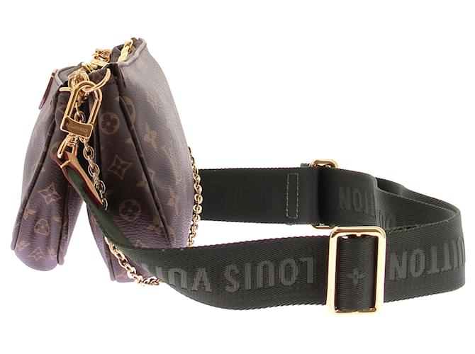 Louis Vuitton Borsa a spalla 'Multi Pochette' monogramma marrone - vista 4