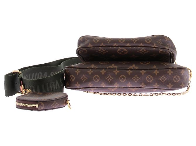 Louis Vuitton Borsa a spalla 'Multi Pochette' monogramma marrone - vista 7
