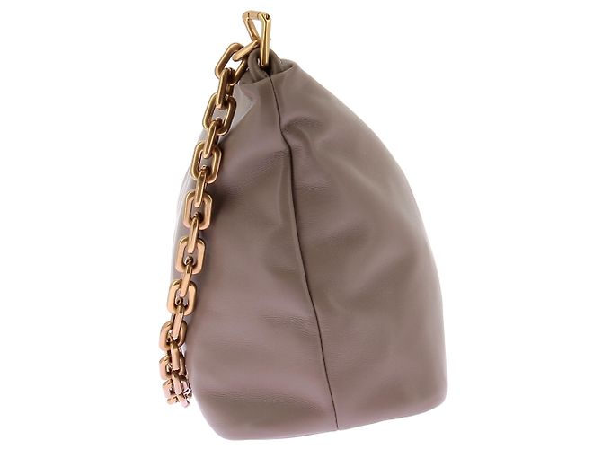 Emporio Armani Borsa "Hobo" taupe in pelle Marrone - vista 4