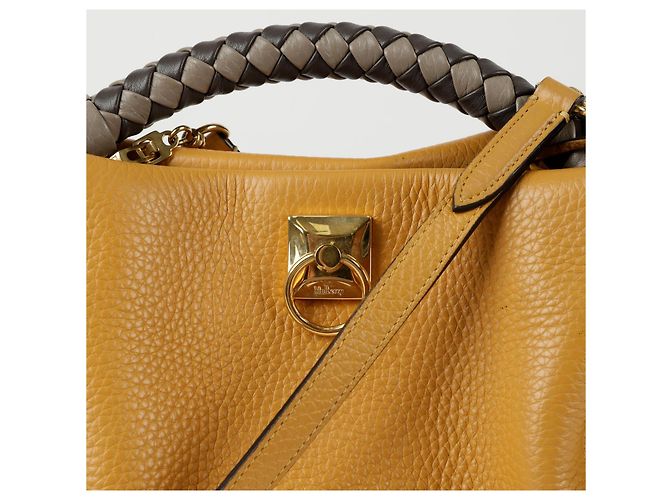 Mulberry hh6267 borsa tote piccola iris a spalla Giallo - vista 2