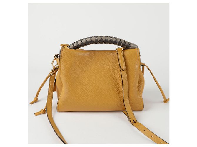 Mulberry hh6267 borsa tote piccola iris a spalla Giallo - vista 5