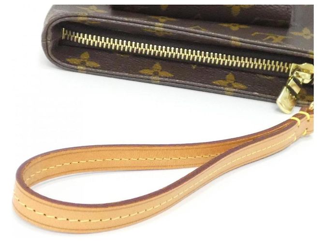 Borsa a mano Partition Monogram Louis Vuitton Marrone - vista 5