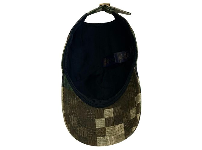 Cappello Damouflage Louis Vuitton Verde - vista 6