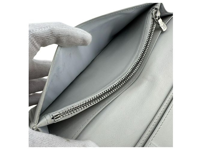 Cartera Larga Brazza N60335 de Louis Vuitton Blanco - vista 7