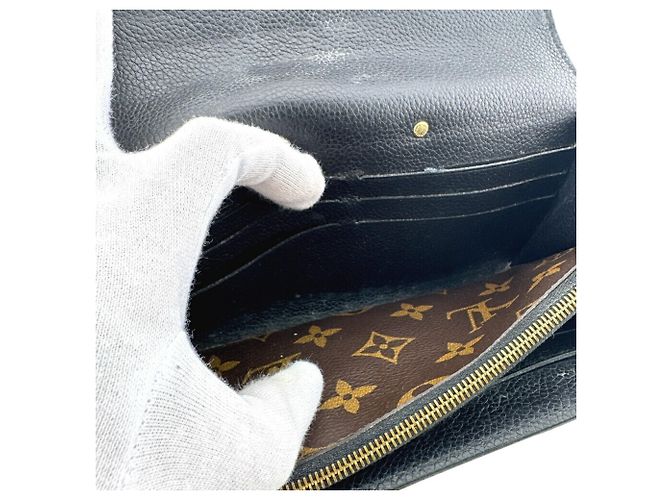 Louis Vuitton Monogramm Langbörse - Portefeuille Pallas Braun Schwarz - Ansicht 10