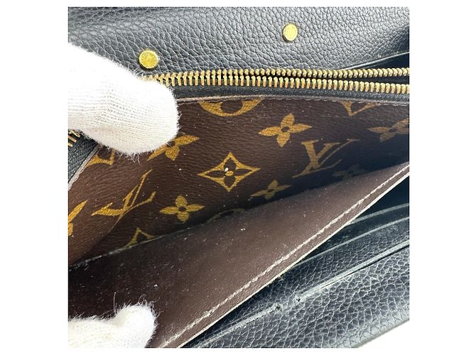 Louis Vuitton Monogramm Langbörse - Portefeuille Pallas Braun Schwarz - Ansicht 12