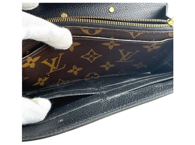 Louis Vuitton Monogramm Langbörse - Portefeuille Pallas Braun Schwarz - Ansicht 13