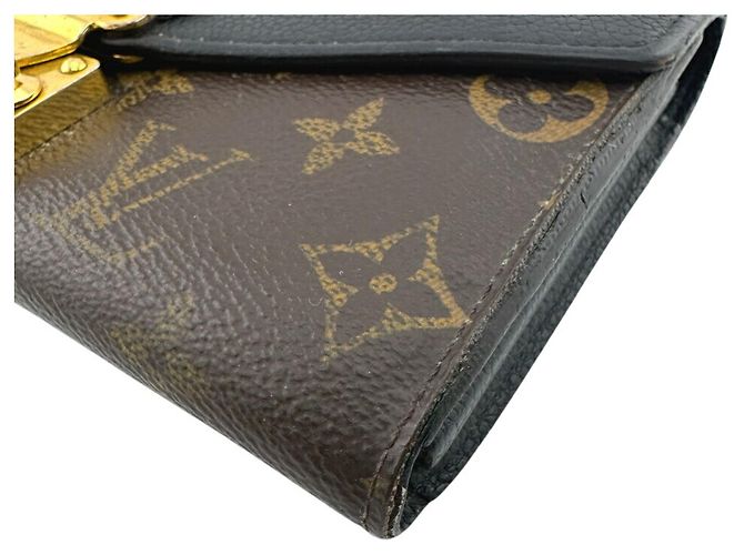 Louis Vuitton Monogramm Langbörse - Portefeuille Pallas Braun Schwarz - Ansicht 4