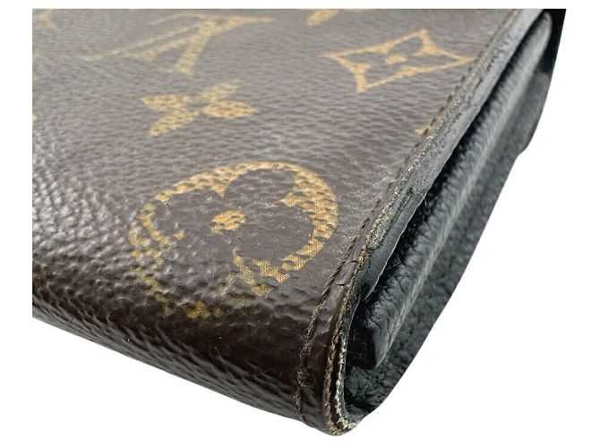 Louis Vuitton Monogramm Langbörse - Portefeuille Pallas Braun Schwarz - Ansicht 6