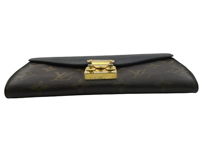 Louis Vuitton Monogramm Langbörse - Portefeuille Pallas Braun Schwarz - Ansicht 7