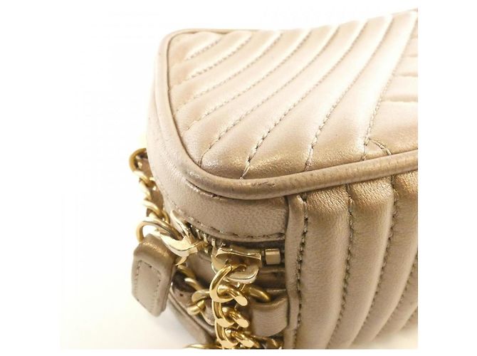 Borsa a Spalla Chanel Coco Boy Line 92654 D'oro - vista 3