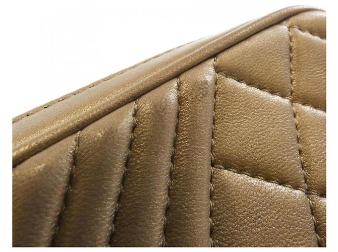 Borsa a Spalla Chanel Coco Boy Line 92654 D'oro - vista 4