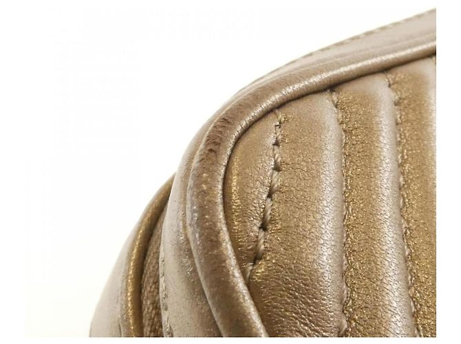 Borsa a Spalla Chanel Coco Boy Line 92654 D'oro - vista 5