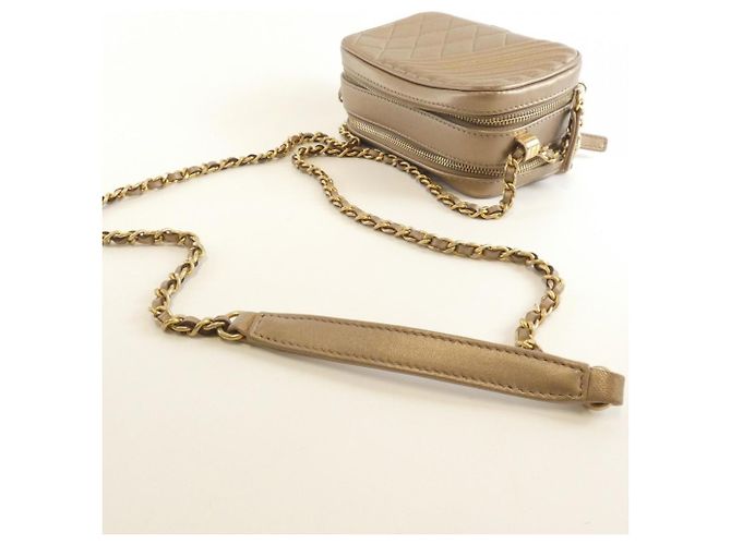 Borsa a Spalla Chanel Coco Boy Line 92654 D'oro - vista 6