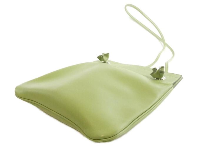 Hermès Aline Mini Schultertasche Grün - Ansicht 3