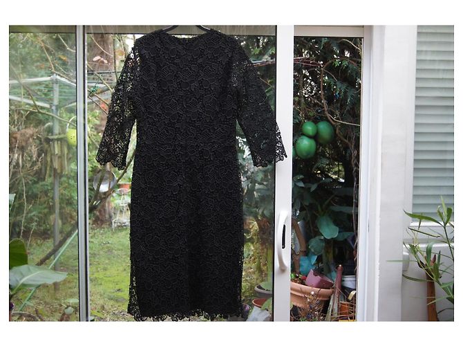 Ermanno Scervino Kleid aus schwarzer Spitze - Ansicht 3