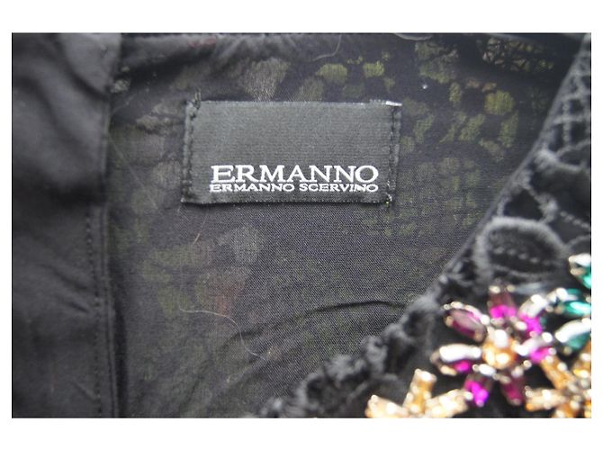 Ermanno Scervino Kleid aus schwarzer Spitze - Ansicht 6
