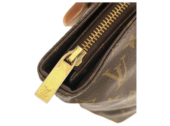 Borsa a mano Cabas Piano Monogram Louis Vuitton Marrone - vista 5