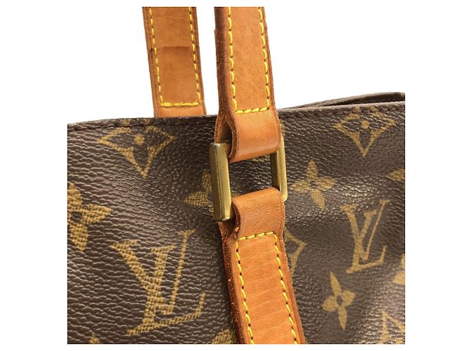 Borsa a mano Cabas Piano Monogram Louis Vuitton Marrone - vista 6