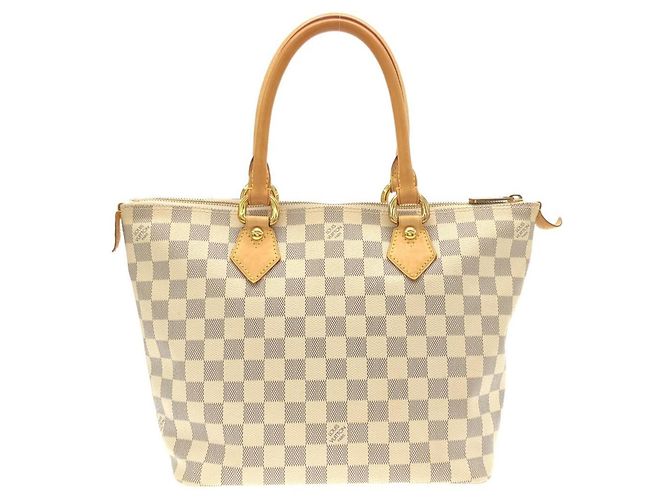 Borsa Louis Vuitton Damier Azur Saleya PM Blu - vista 2