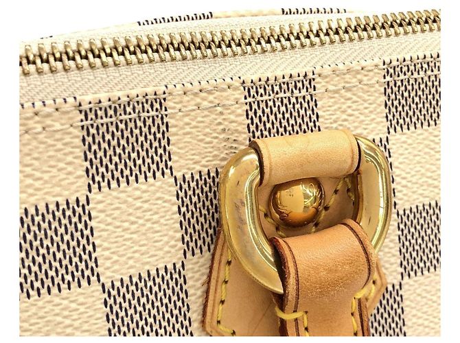 Borsa Louis Vuitton Damier Azur Saleya PM Blu - vista 6