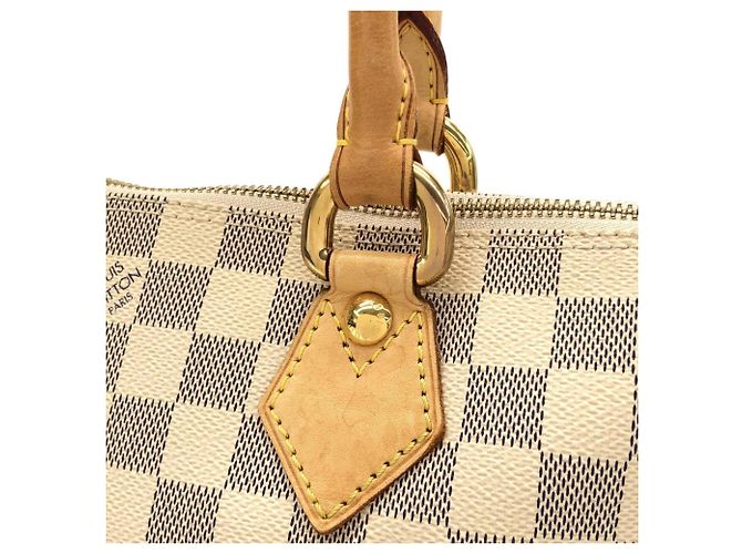 Borsa Louis Vuitton Damier Azur Saleya PM Blu - vista 7