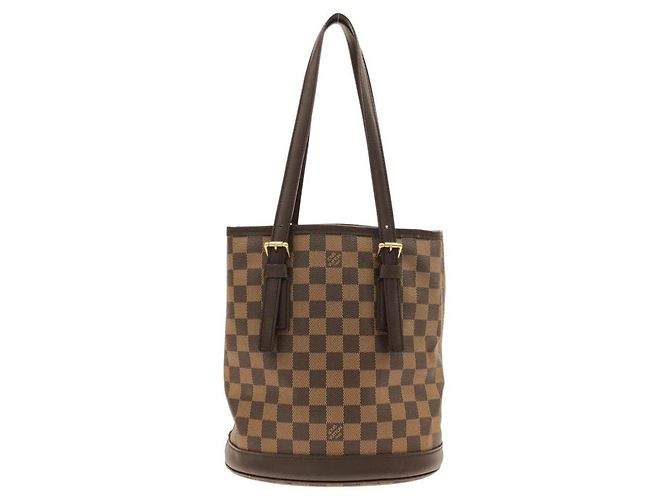 Borsa a Spalla Louis Vuitton Damier Marais N42240 Damier ebene - vista 2