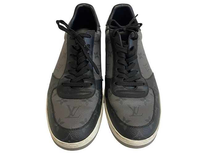 Baskets Louis Vuitton 28 Rivoli Line Marron - vue 3